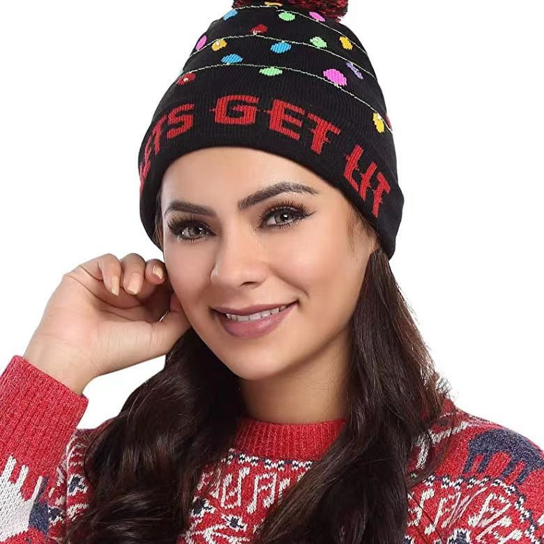 Wholesale Jacquard Christmas beanie